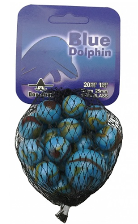 20+1 Blue Dolphin knikkers 4003