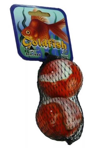 2 Goldfish knikkers 42mm 4056