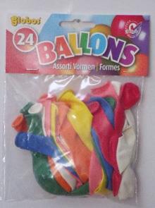 20*24 gekleurde partyballonnen BE24