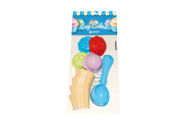 Cupcake zandvormpjes met schep 725