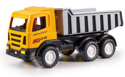 Kiepauto Big geel/grijs 873