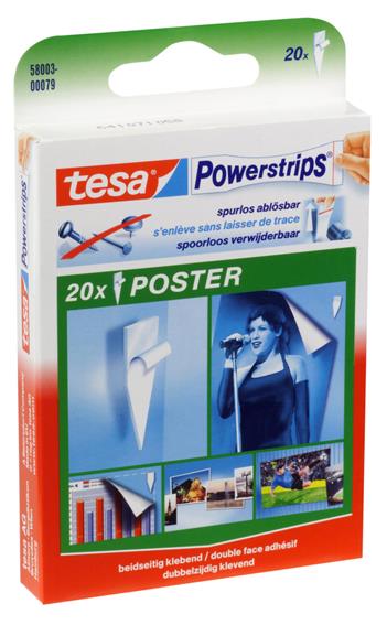 Tesa 20 poster strips 58003-08