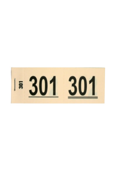 Nummersets 1-1000 in doosje oranje