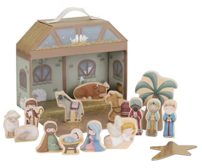 Little Dutch kerststal speelkofferLD4879