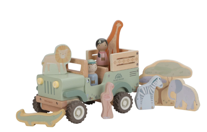 Little Dutch jeep met dieren SF LD7482