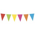Vlaglijn giant multi kleuren 10 m. 74779