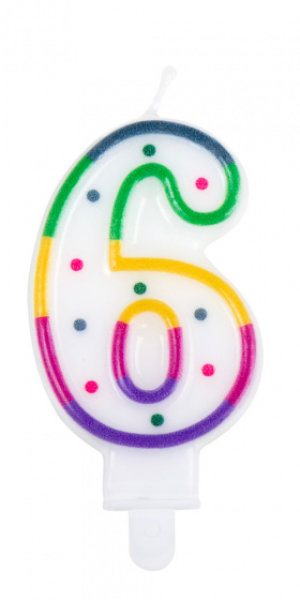 Kaarsje 6 Jaar 31066