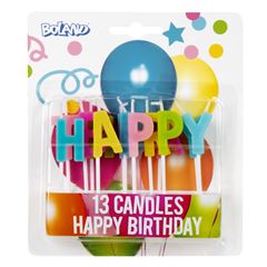 Happy birthday kaarsjes 13 delig 31071