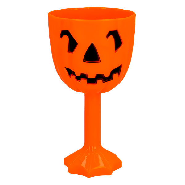 Plastic kelk Pompoen 375 ml 72292