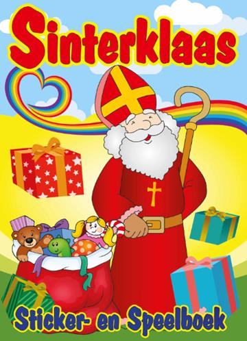 Sinterklaas sticker- en speelboek A4