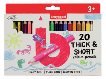 Bruynzeel 20 Thick Short c. pencils 6011