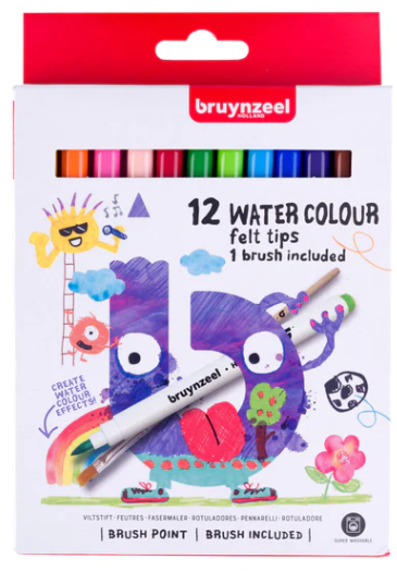 Bruynzeel waterverf viltstiften 60126012