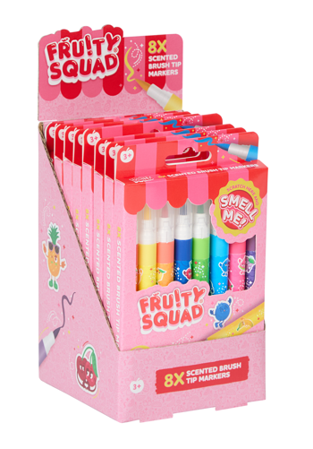 Fruitysquad 8 geur puntstiften FS253005