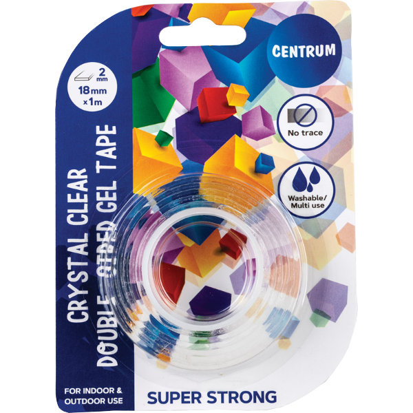 Centrum dubbelzijdig gel tape 18x2 80144