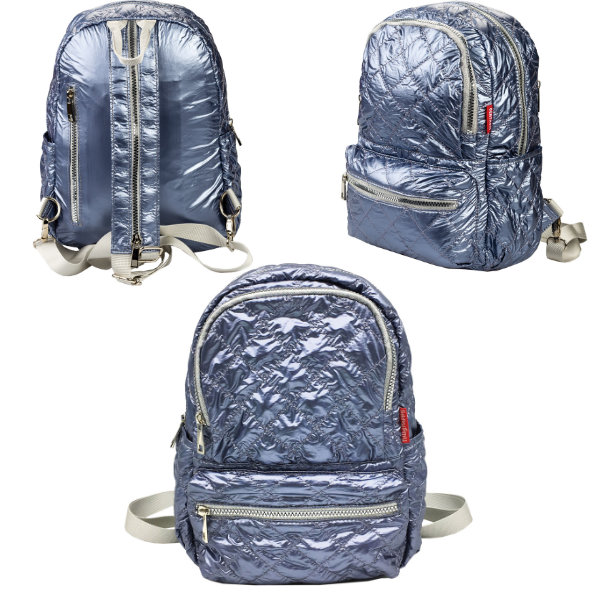 Centrum Rugtas metalic blauw 89434