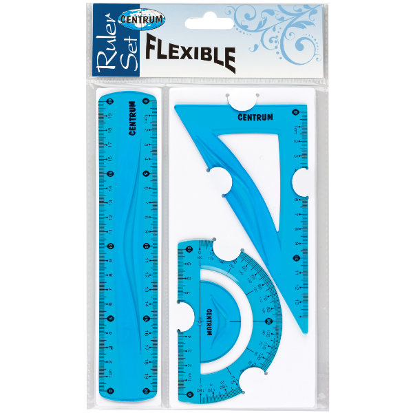Tekenset flexibel 3 dlg in etui 86917
