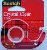 Scotch transparant tape 19mm X 7.5m met