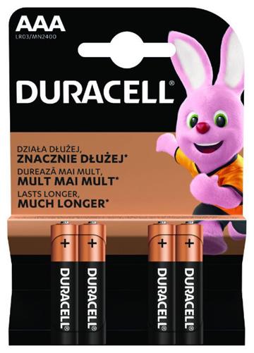 10X4 Duracell Basic potlood cell AAA
