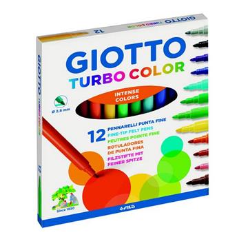 12 Giotto Turbo color viltstiften F07190