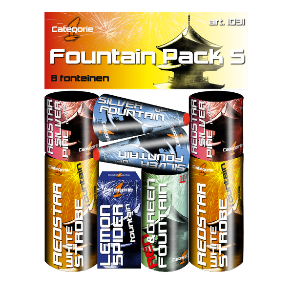 Fountain Pack 8-delig smalll 1031