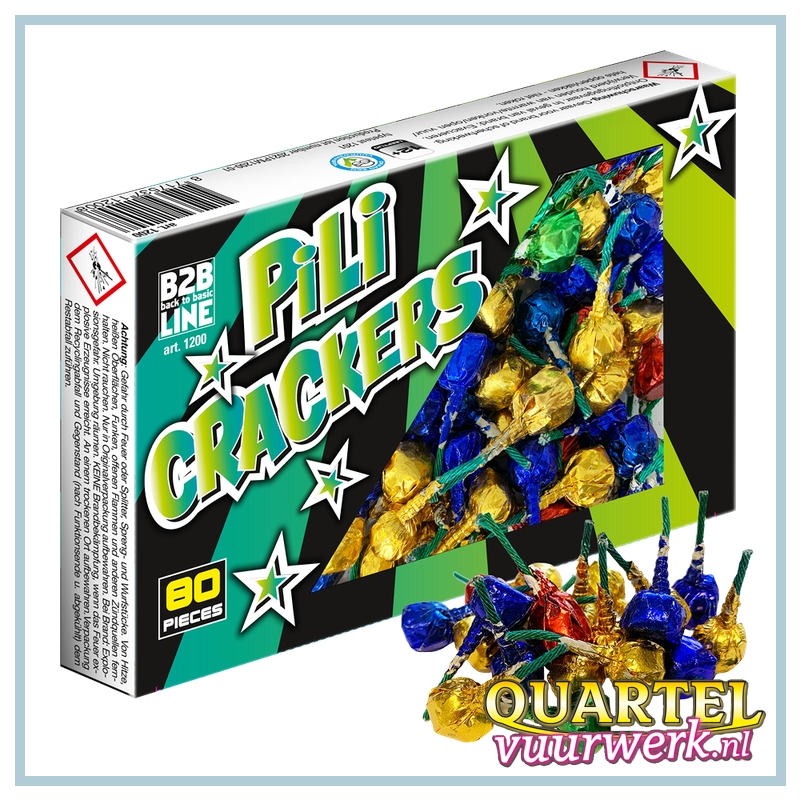 80 Pili Crackers in verp. 1200