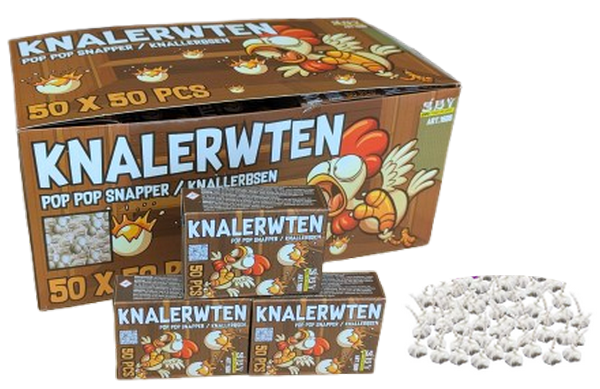 50 x 50 Knalerwten in display 1688