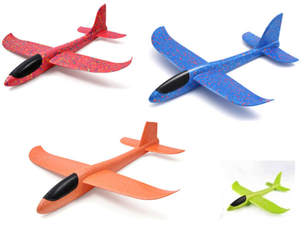 Vliegtuig Glider 47cm 4 ass. 41805