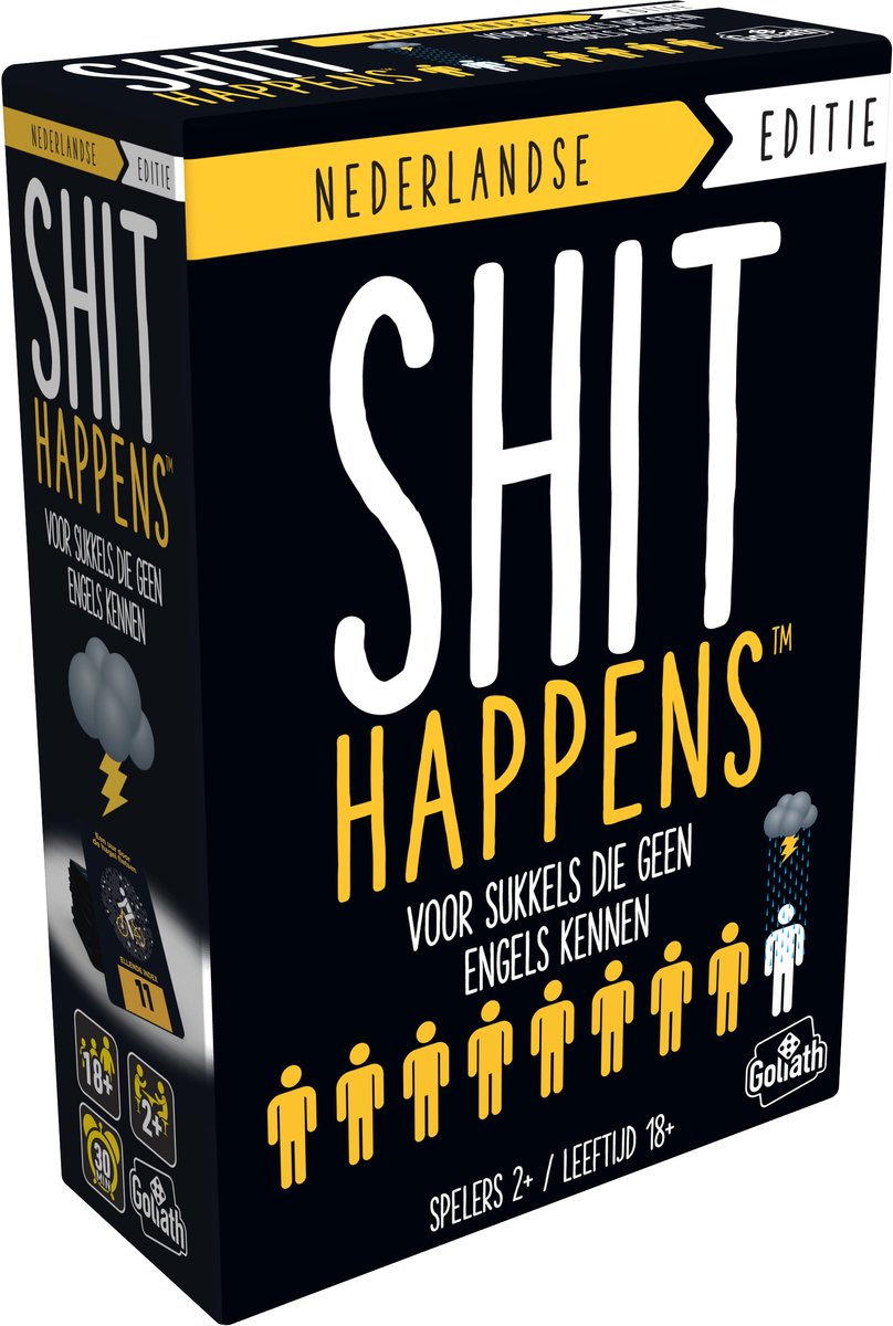 Shit Happens voor sukkels geen engels