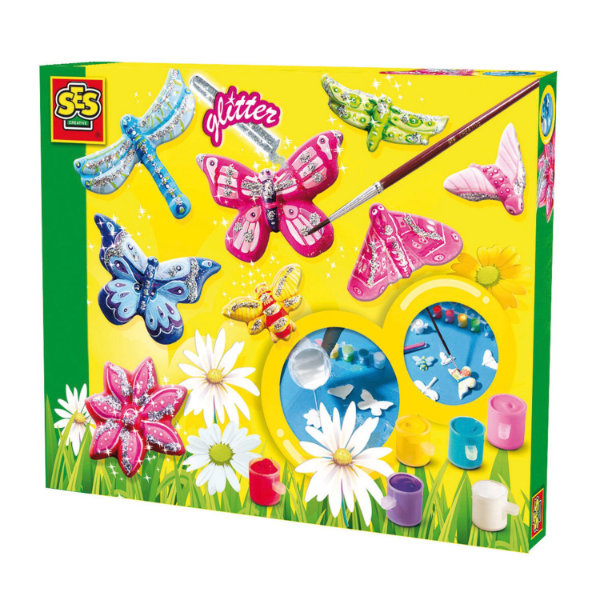 Ses Vlinders gieten en schilderen 01131