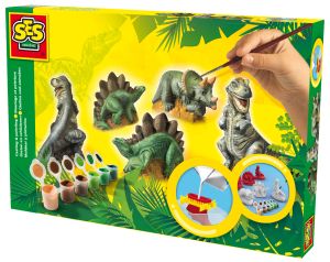 SES Gieten en schilderen dino's 014