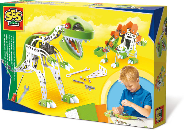 SES metaal constructieset dino 14958
