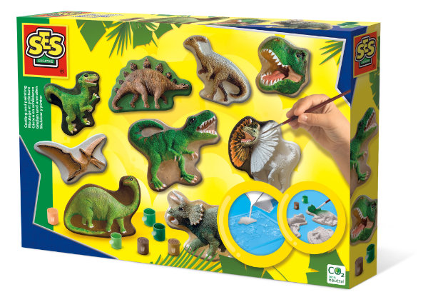 Ses gieten en schilderen dinowereld 1403