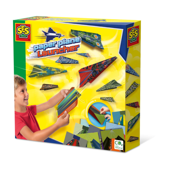 SES papieren vliegtuigjes lanceren 14288