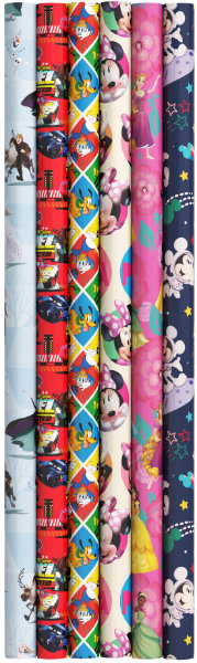 Kadopapier Disney 200X70 5 ass. 19282