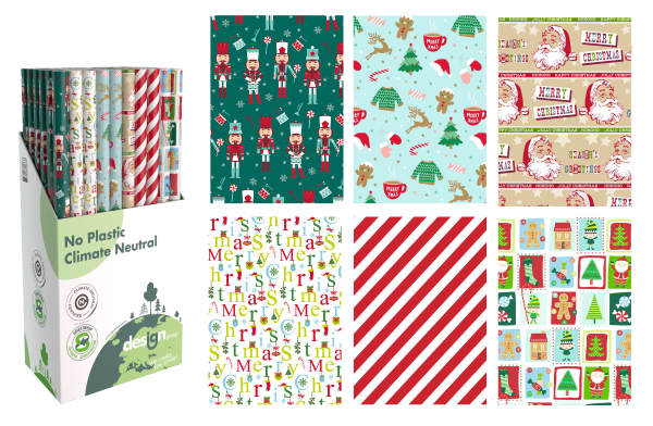 Rol Kerstpapier Home 200X70cm GW-19378