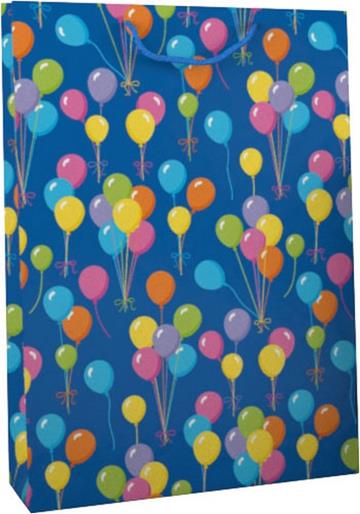 Papieren cadeau tas L Balloons