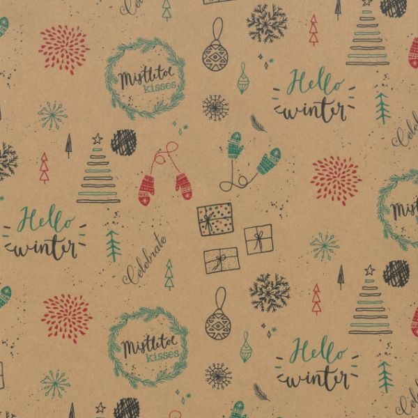 Kerst 90222 200 luxe zakjes 12x19cm