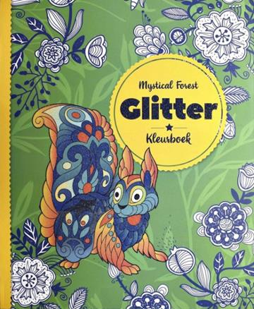 Glitter kleurboek mystical forest 319670