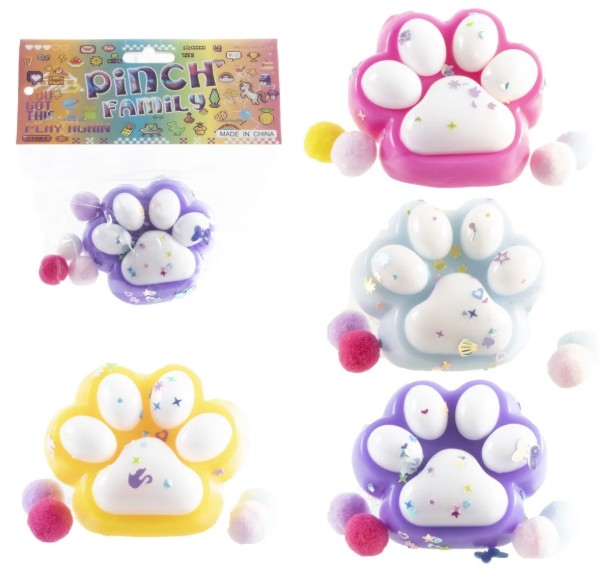 Pinch Family Poot 7,5x6,5 cm 4 ass. 4580