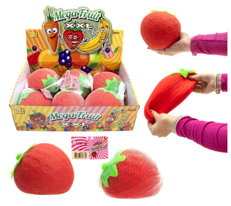 Squeeze XXL aardbei 16 cm 4776