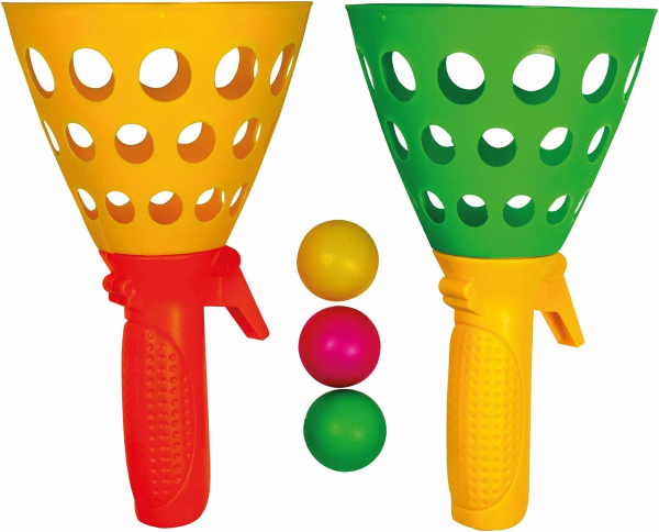 2 Vangbekers in net 18cm 9084