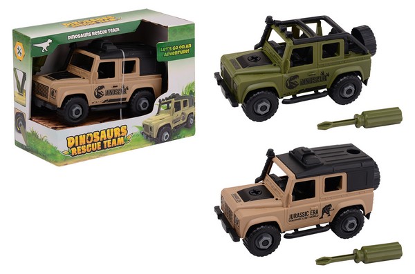 Jungle terrein auto in doos 2 ass. 26132