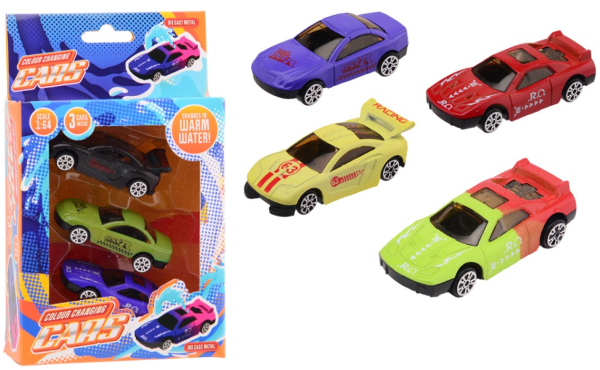 3 Colour Change die cast auto 1:64 26205