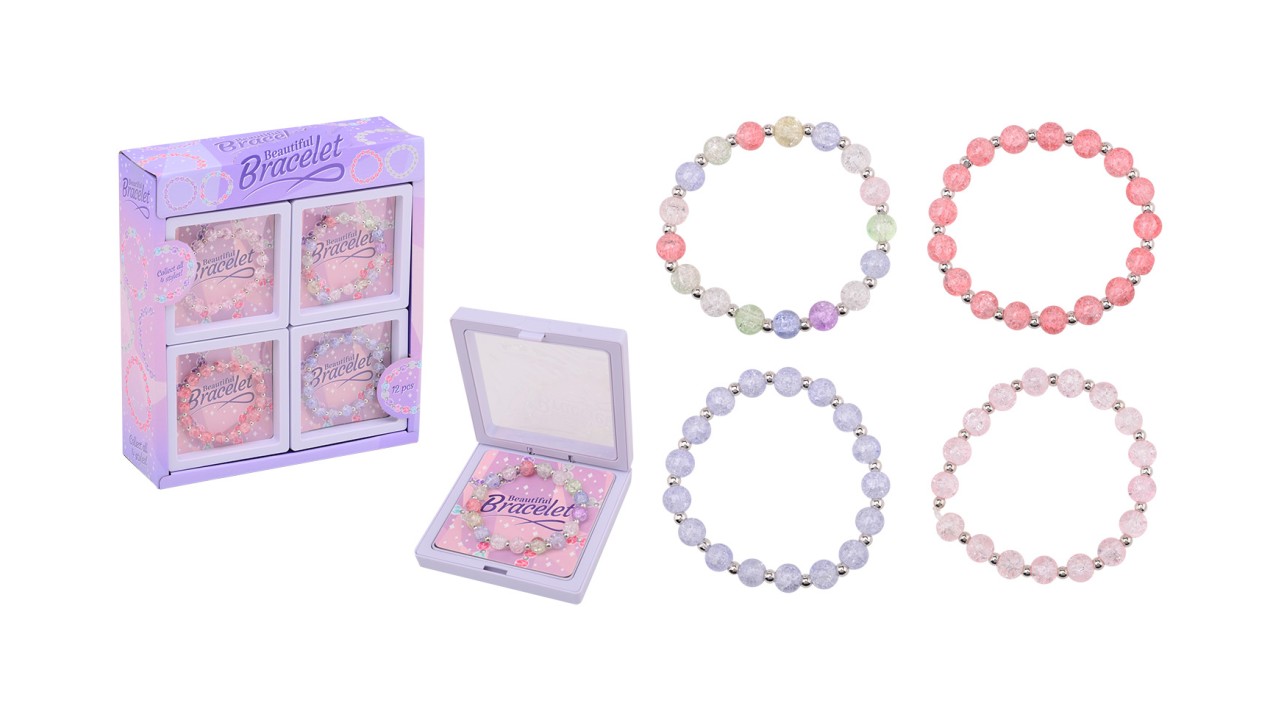 12 Armbandjes in doosje in display 27715