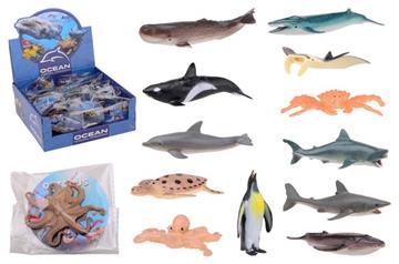 36 animal world zeedieren in displ.26867