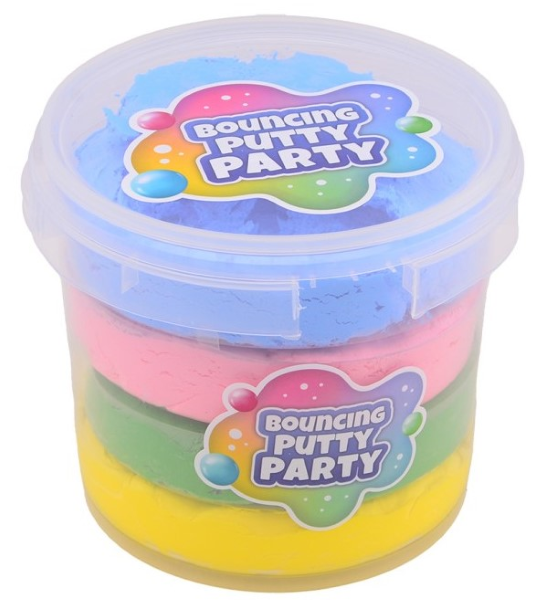 Jumbo regenboog bouncing putty 24535