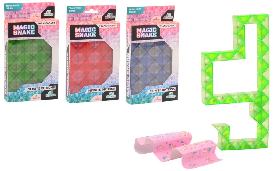 Transparante magische slang 25062