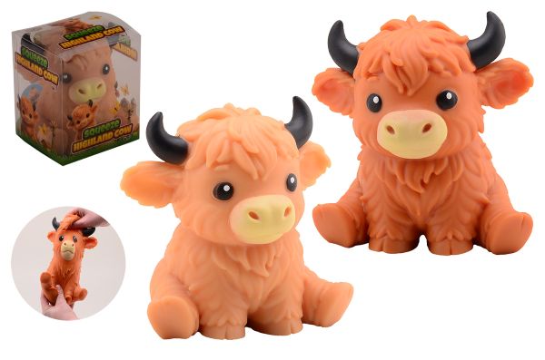 Squeeze anti-stress highland cow 24676