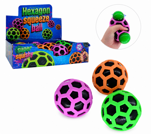 12 squeeze glitter bal in display 24683