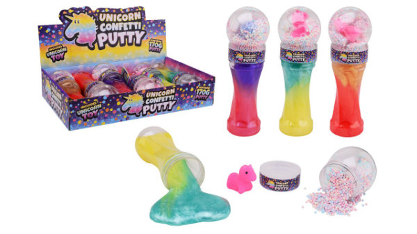 Putty kegel met eenhoorn 24486